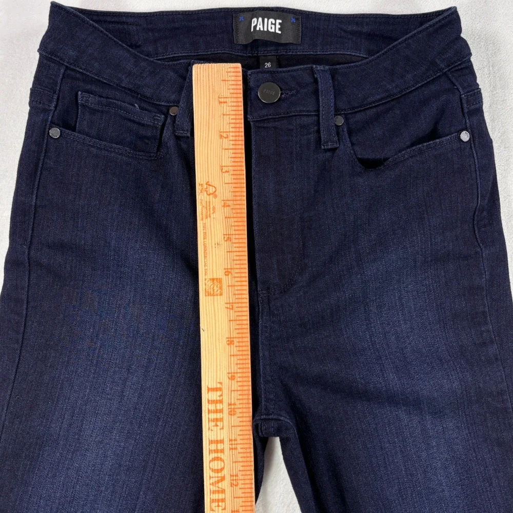 Paige Margot Ultra Skinny Jeans Womens 26 Dark Indigo High Rise Stretch Denim